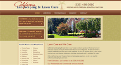 Desktop Screenshot of californialandscapeandlawn.com